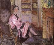 Edouard Vuillard Mrs. Henry portrait painting